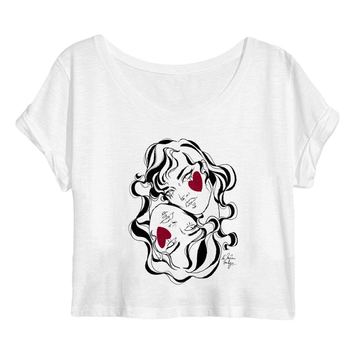 Crop Dames de coeur - Image