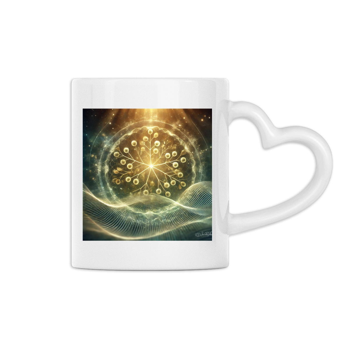 Vibration of Mistletoe Heartcup - Image