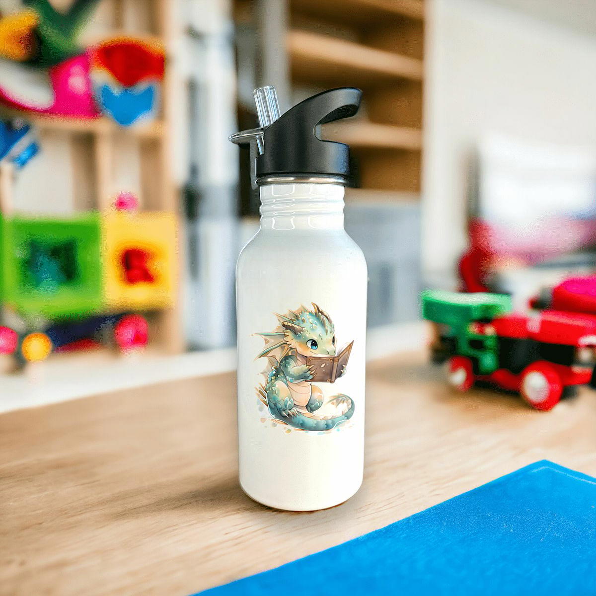 Book Dragon Water Bottle