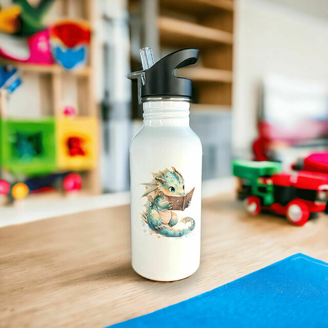 Book Dragon Water Bottle