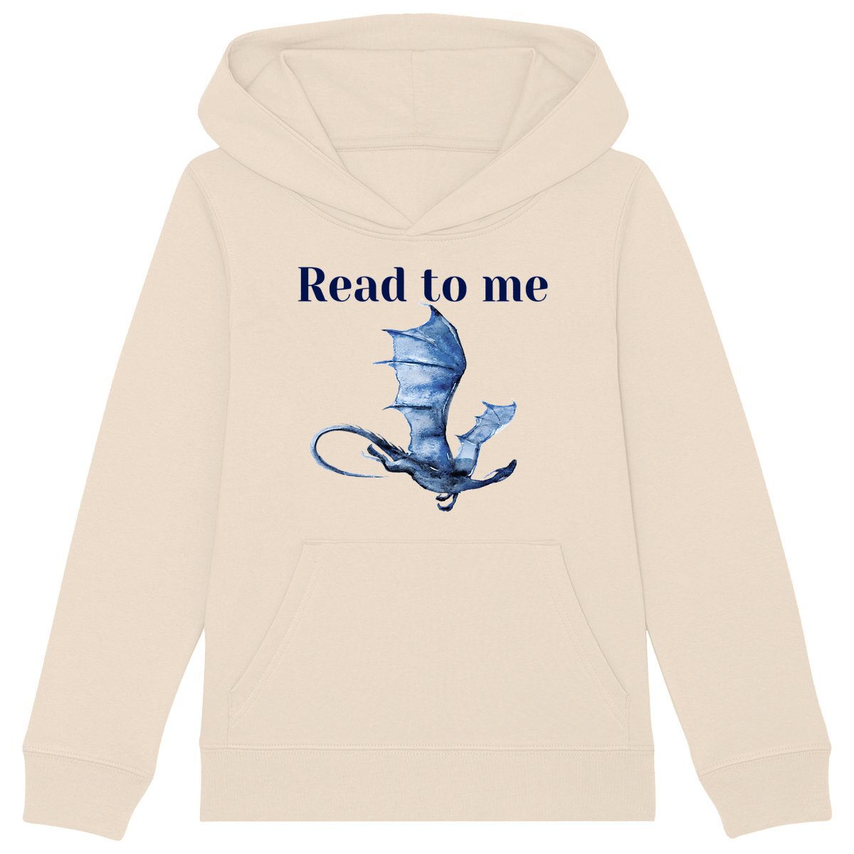 Dragon kid hoodie blue
