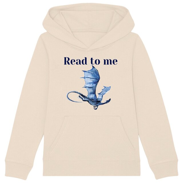 Dragon kid hoodie blue