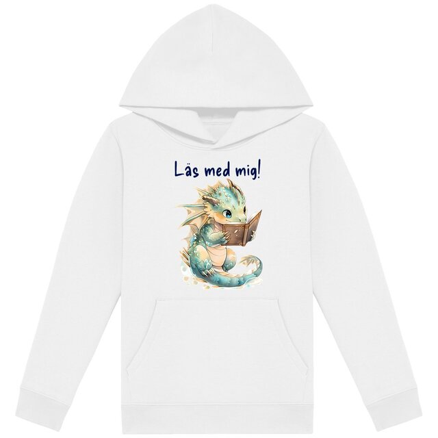 Läsande drake, Kids Hoodie - Image