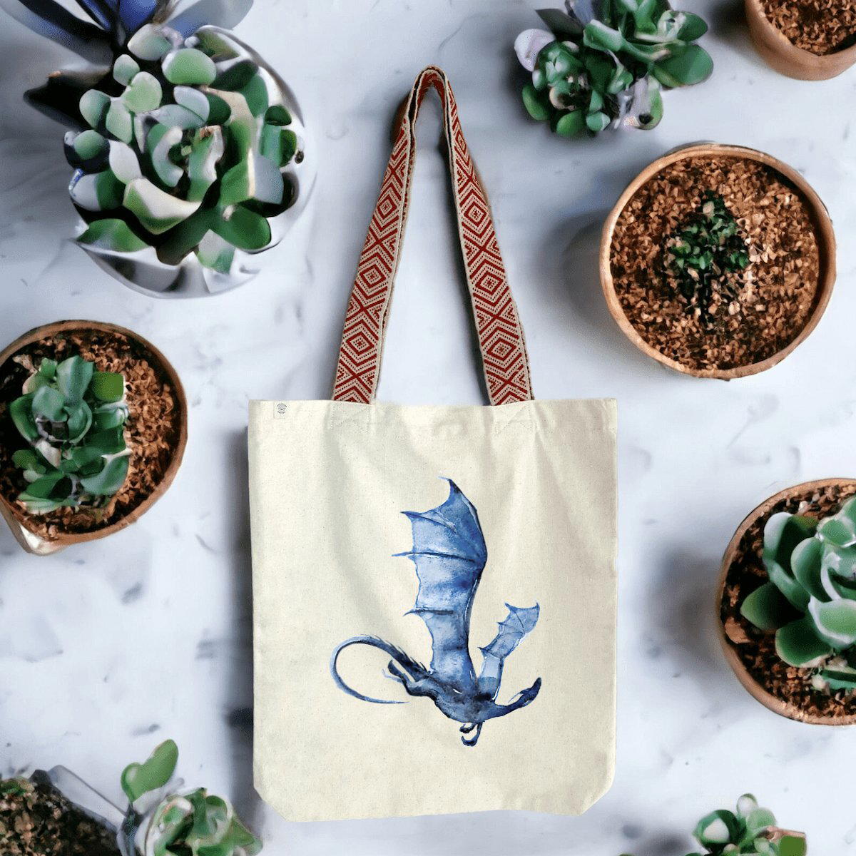 Dragon bag blue