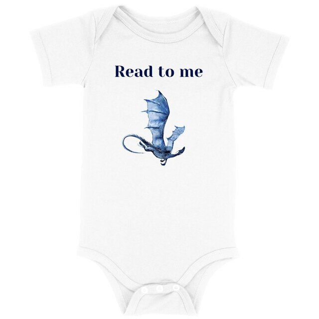 Dragon baby Bodysuit blue - Image