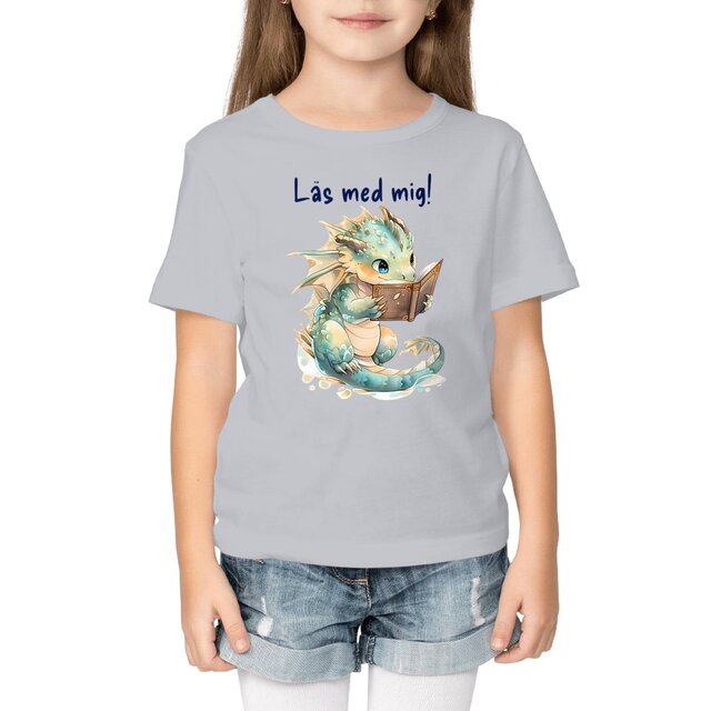 Läsande drake, Kids T-shirt