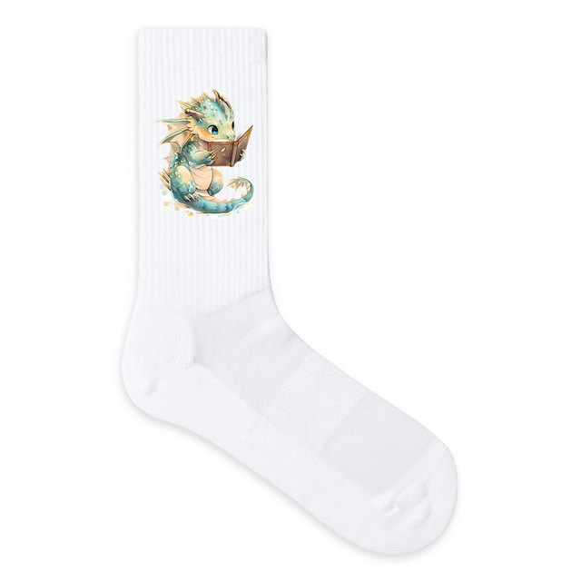 Reading Dragon Socks - Image