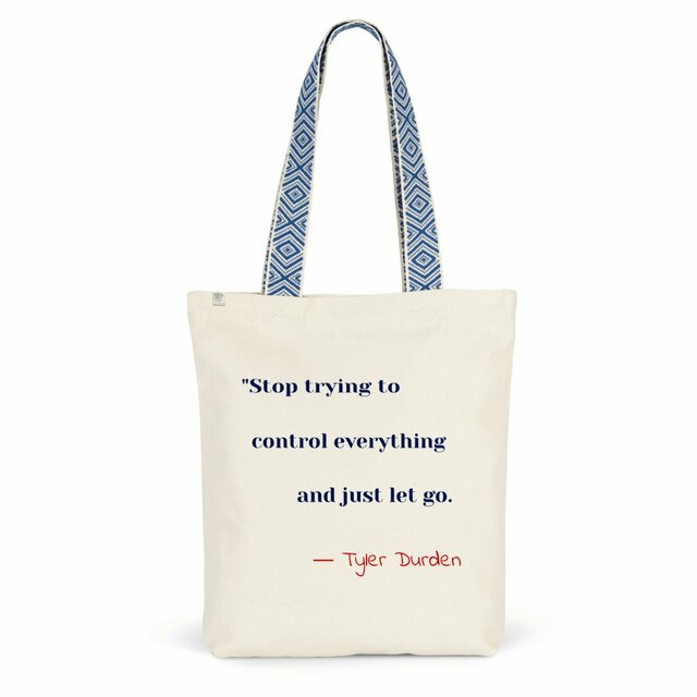 Film quotes tote bag -Tyler Durden(Fight Club) - Image