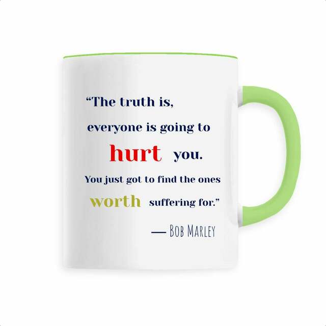 motto mug ― Bob Marley - Image