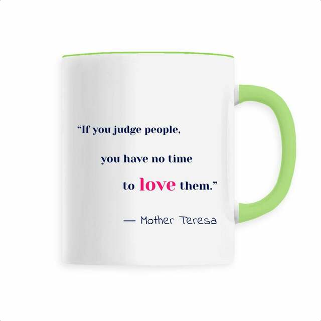 motto mug― Mother Teresa - Image