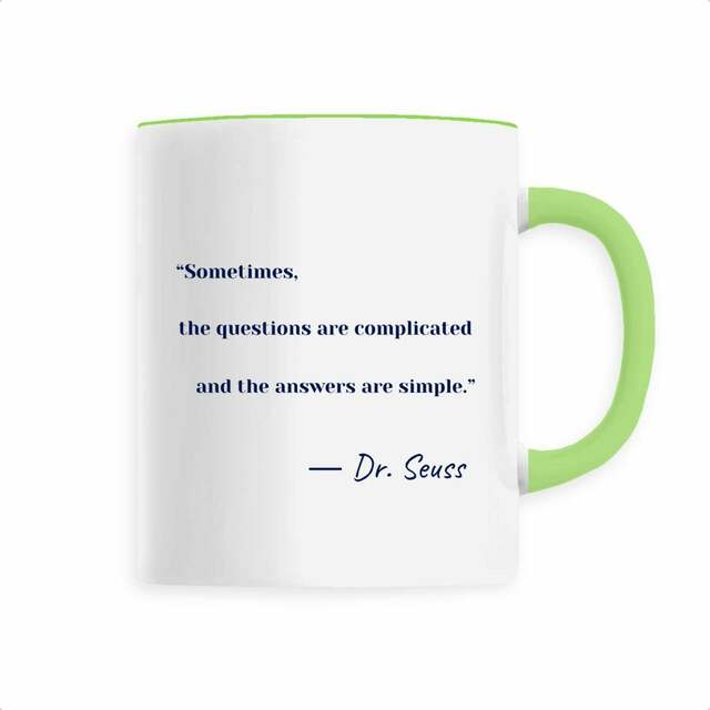 motto mug ― Dr. Seuss - Image