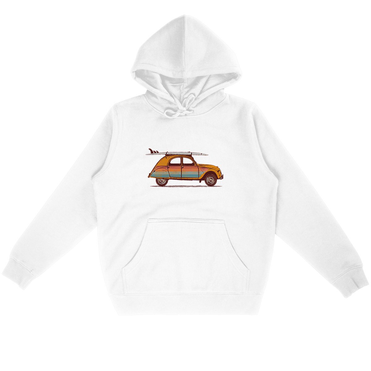 Sweat à capuche Unisexe - surf 2CV