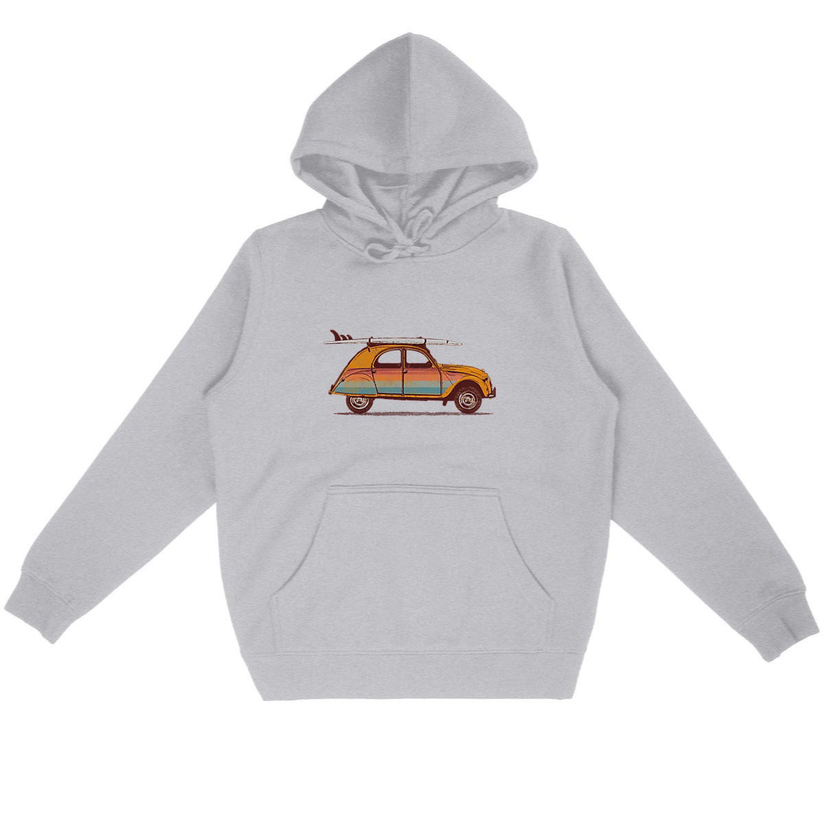 Sweat à capuche Unisexe - surf 2CV - Image