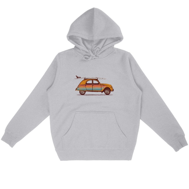 Image back Sweat à capuche Unisexe - surf 2CV