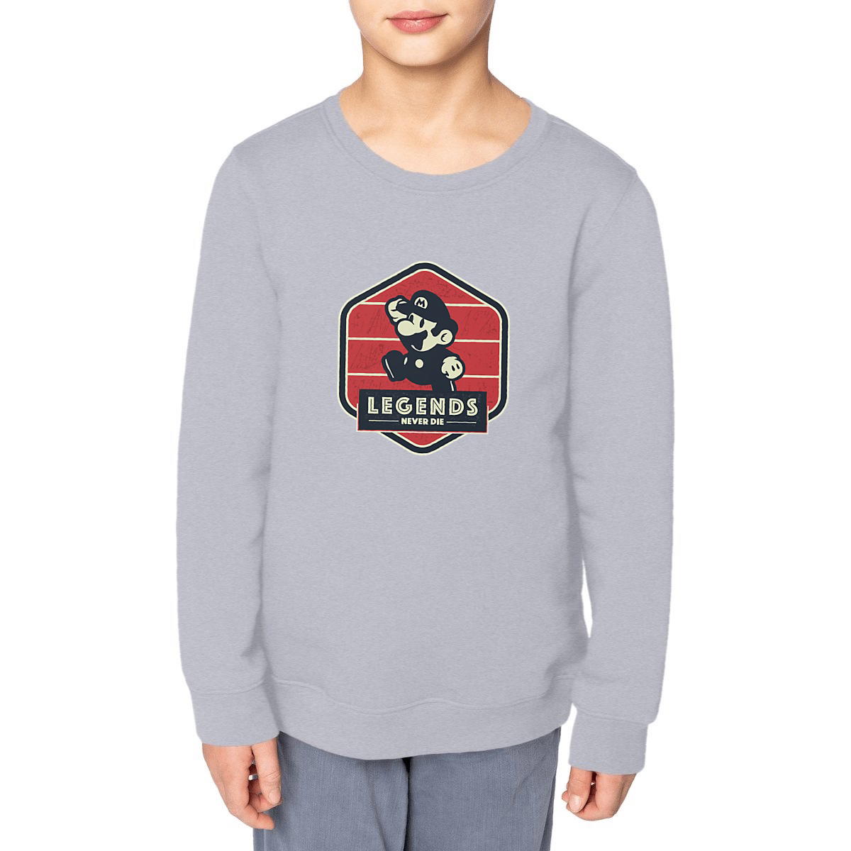 Sweat-shirt Enfant - Mario Bros Retro Gaming