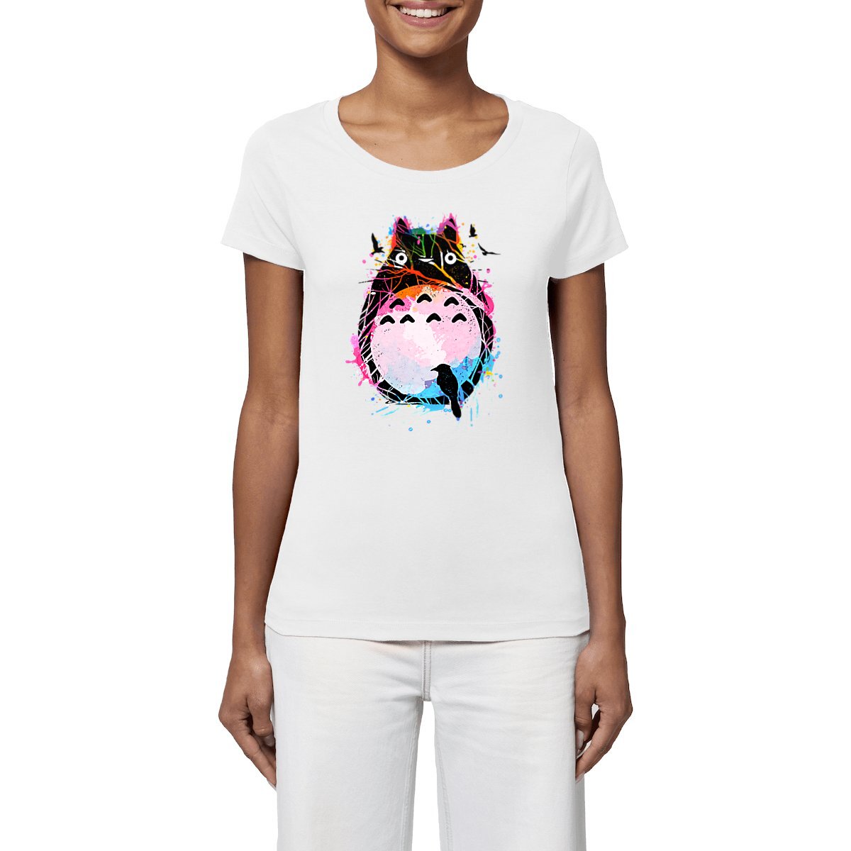 T-shirt Femme BIO - Totoro street-art
