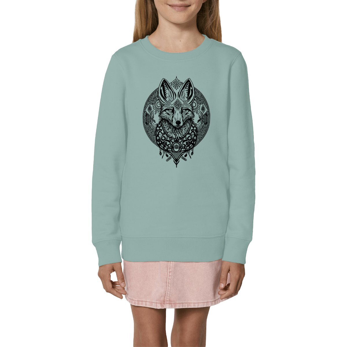 Sweat-shirt Enfant - Renard Tribal Bohème