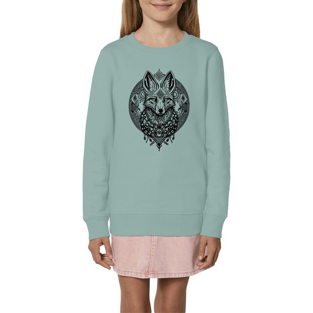 Image front Sweat-shirt Enfant - Renard Tribal Bohème