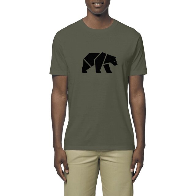 Image front T-Shirt Écoresponsable - Silhouette ours Petit Sauvage