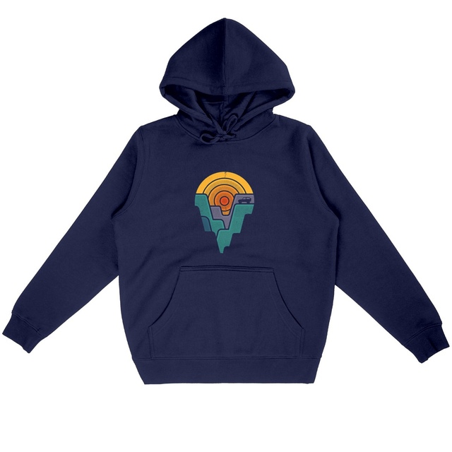 Image back Sweat à capuche coloré Unisexe - Canyon Vibes