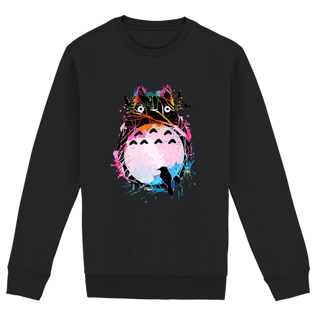 Image back Sweat-shirt Unisexe - Totoro street-art