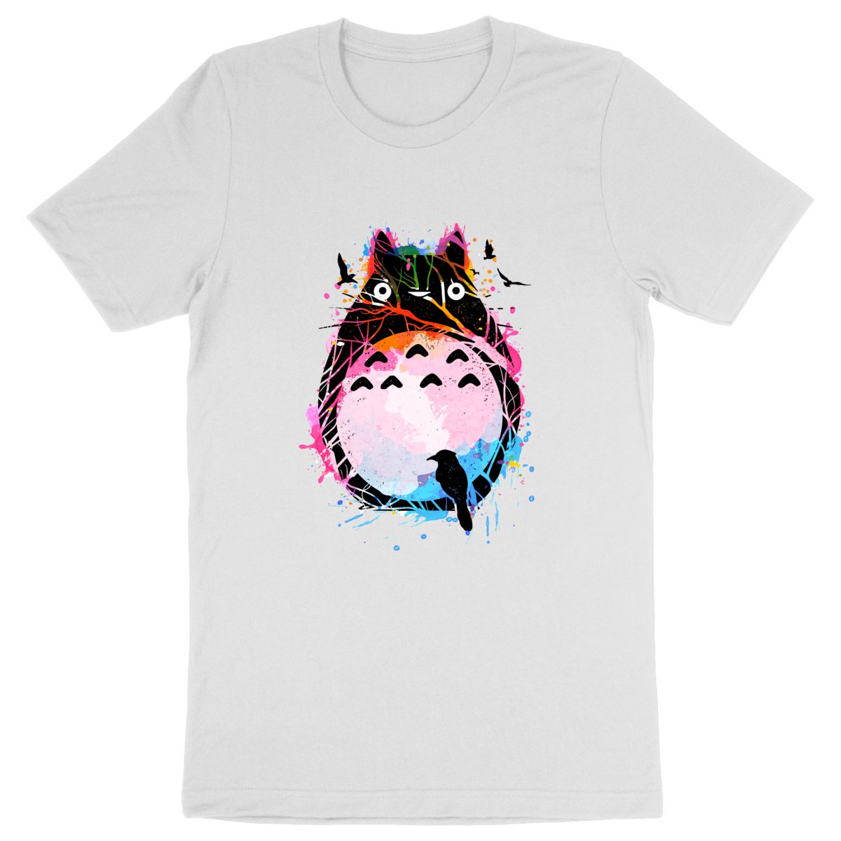 T-shirt homme coton BIO - Dessin totoro street-art