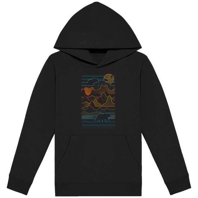 Image back Sweat à capuche Enfant - Ours Vibe