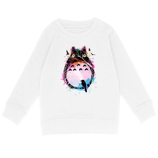 Image back Sweat-shirt Enfant - Totoro street-art