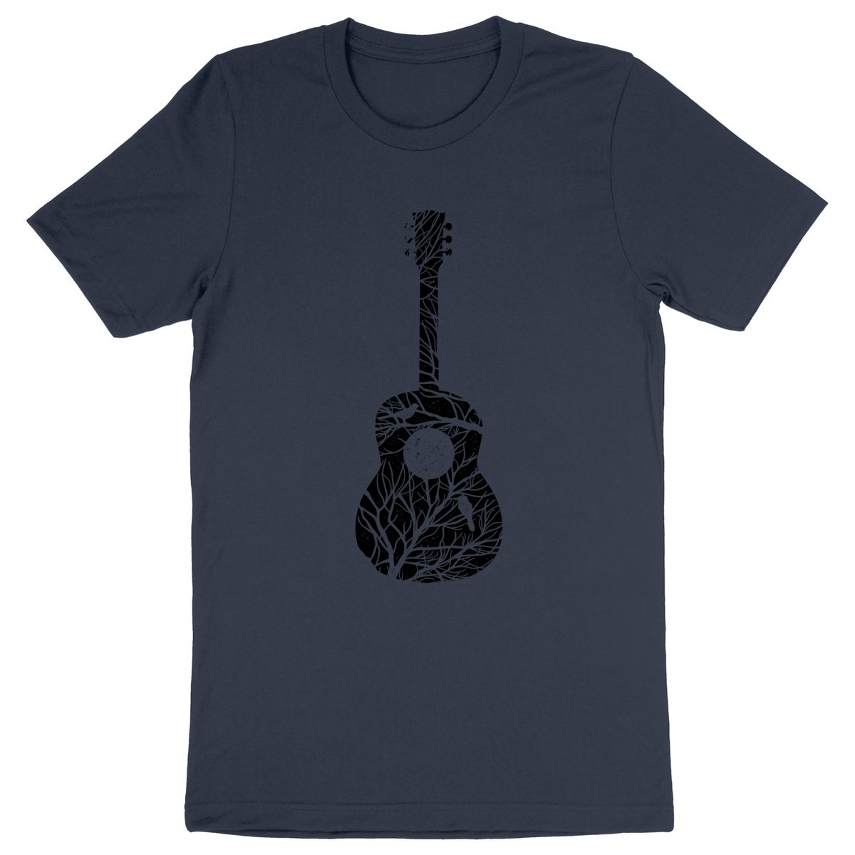 T-Shirt guitare arbre racines - unisexe - Image