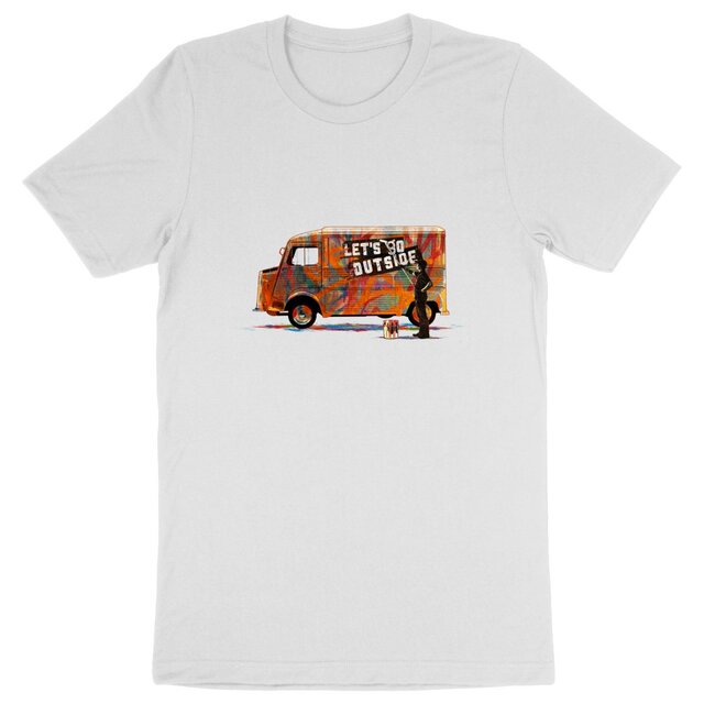 Image front T-Shirt écoresponsable - Dessin Type H street-art