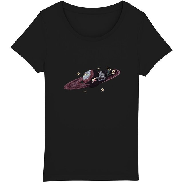 Image back T-shirt Femme BIO - Sieste Dans L'espace