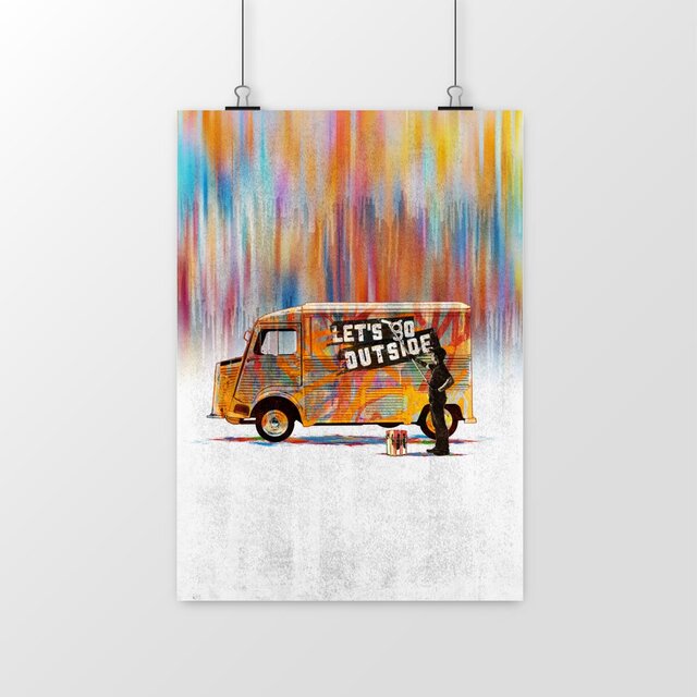 Image front Citroën Type H street-art
