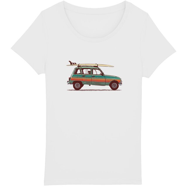 Image back T-shirt Femme BIO - Surf 4L TROPHY