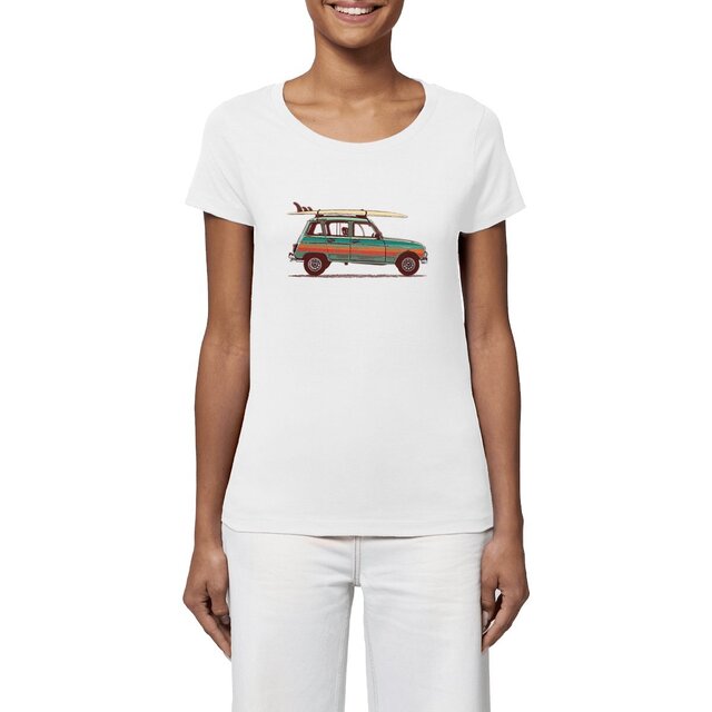Image front T-shirt Femme BIO - Surf 4L TROPHY