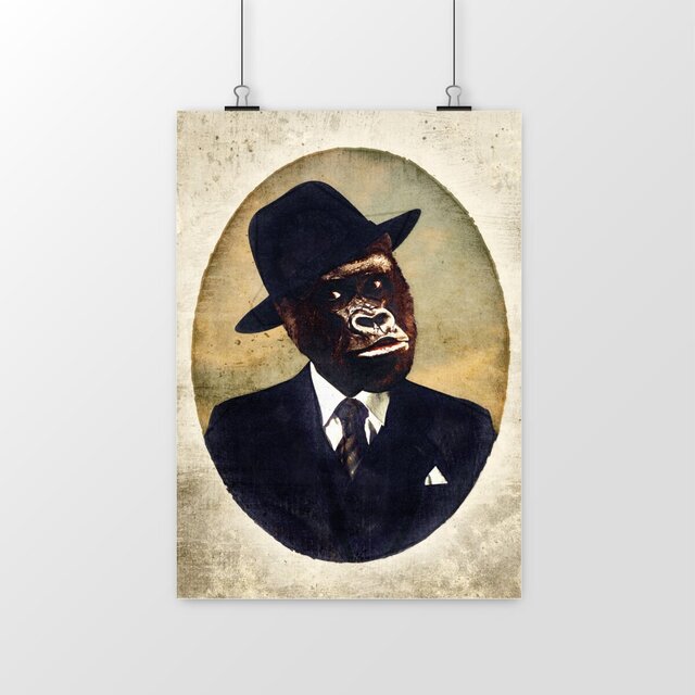 Image front Portrait Mafia Gorille