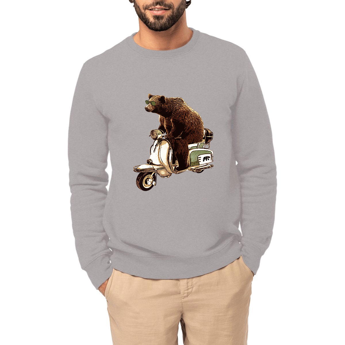 Sweat-shirt Unisexe - Ours Vespa
