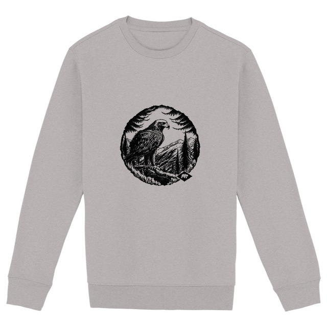 Image back Sweat-shirt Unisexe - Aigle En Montagne