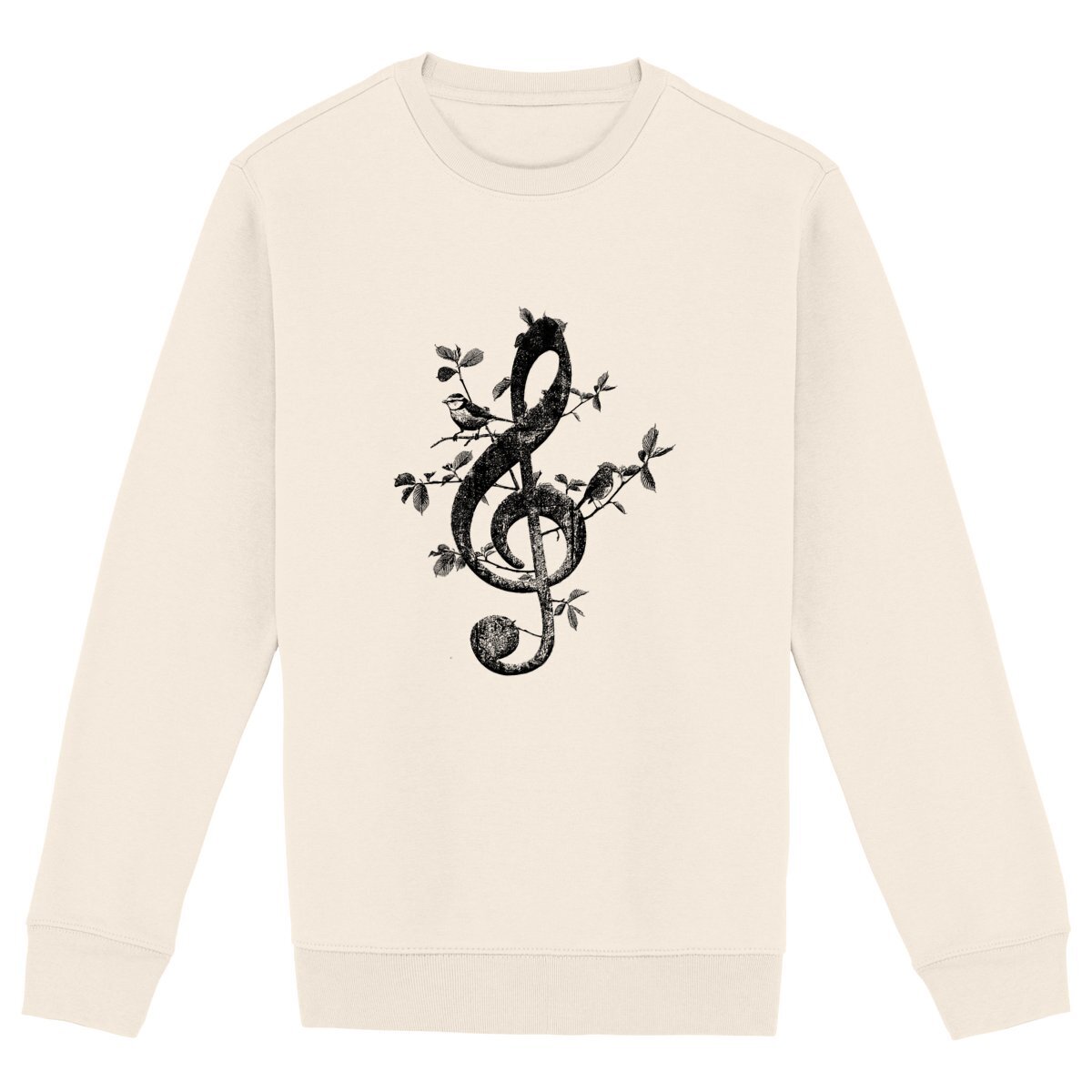 Sweat-shirt Unisexe - Clef De Sol naturelle