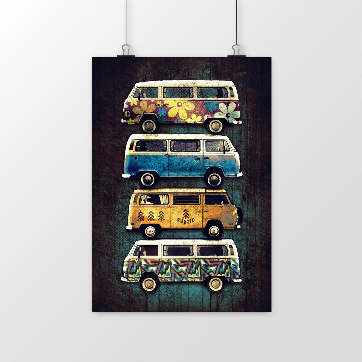 Poster garage a combi