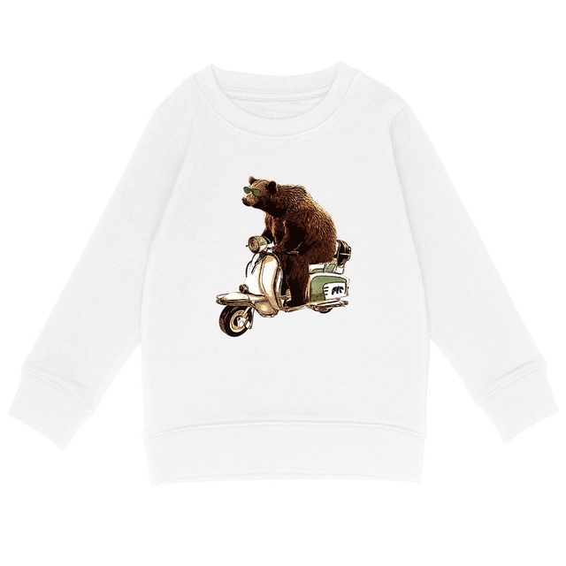 Image back Sweat-shirt Enfant - Ours Vespa