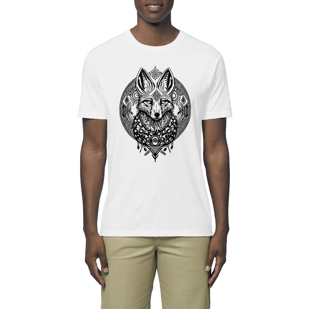 T-Shirt renard Tribal Bohème