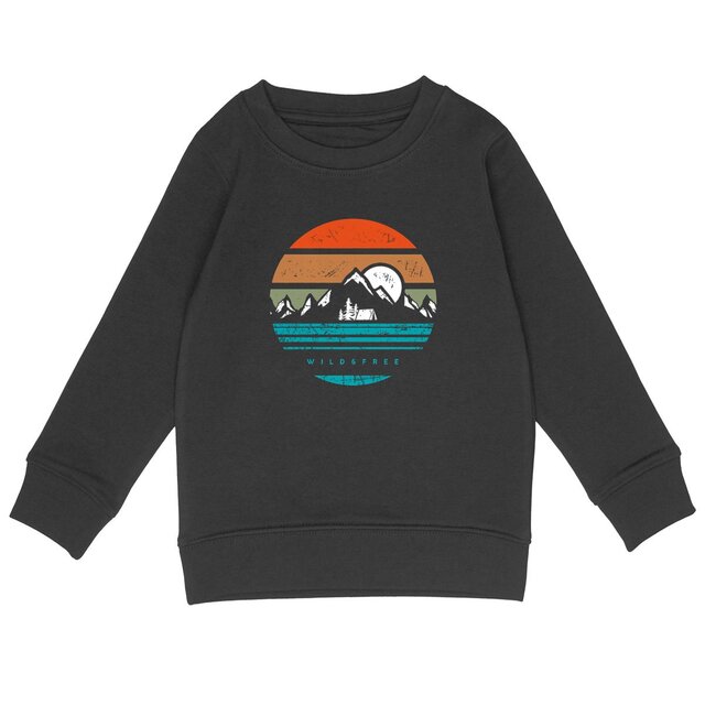 Image back Sweat-shirt Enfant - wild and free