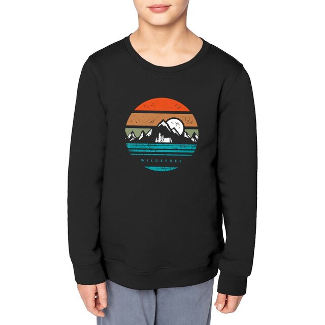 Image front Sweat-shirt Enfant - wild and free