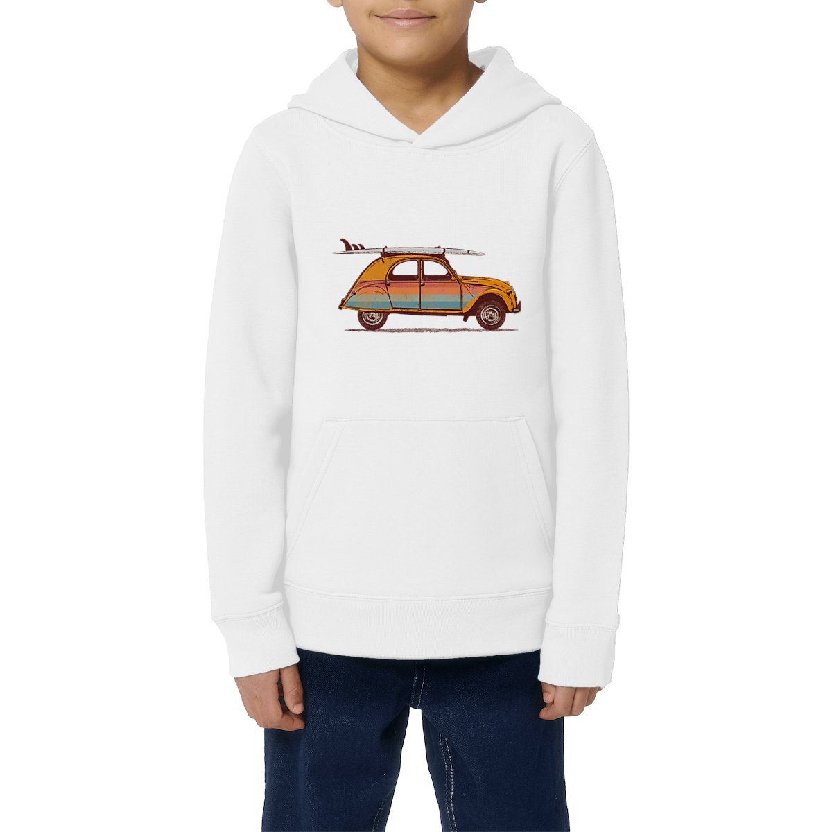 Sweat à capuche Enfant - 2CV - Deux Chevaux