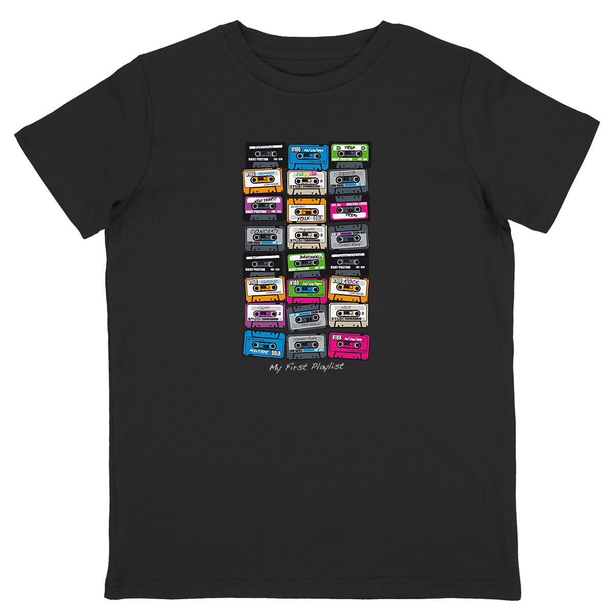 T-shirt Enfant - Cassettes rétro - My first playlist - Image