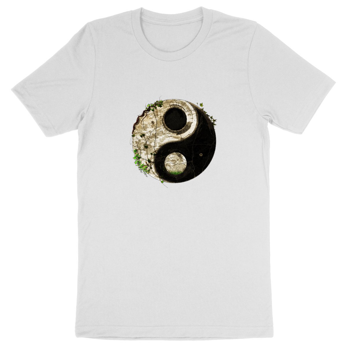 T-shirt coton bio - Yin Yang Abandonné - Image