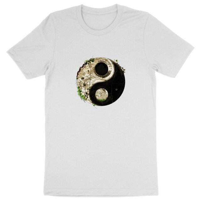 Image back T-shirt coton bio - Yin Yang Abandonné