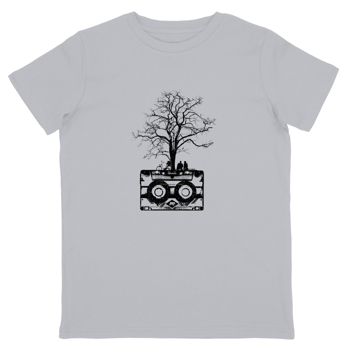 T-shirt Enfant - Dessin Cassette Et Arbre De Musique - Image