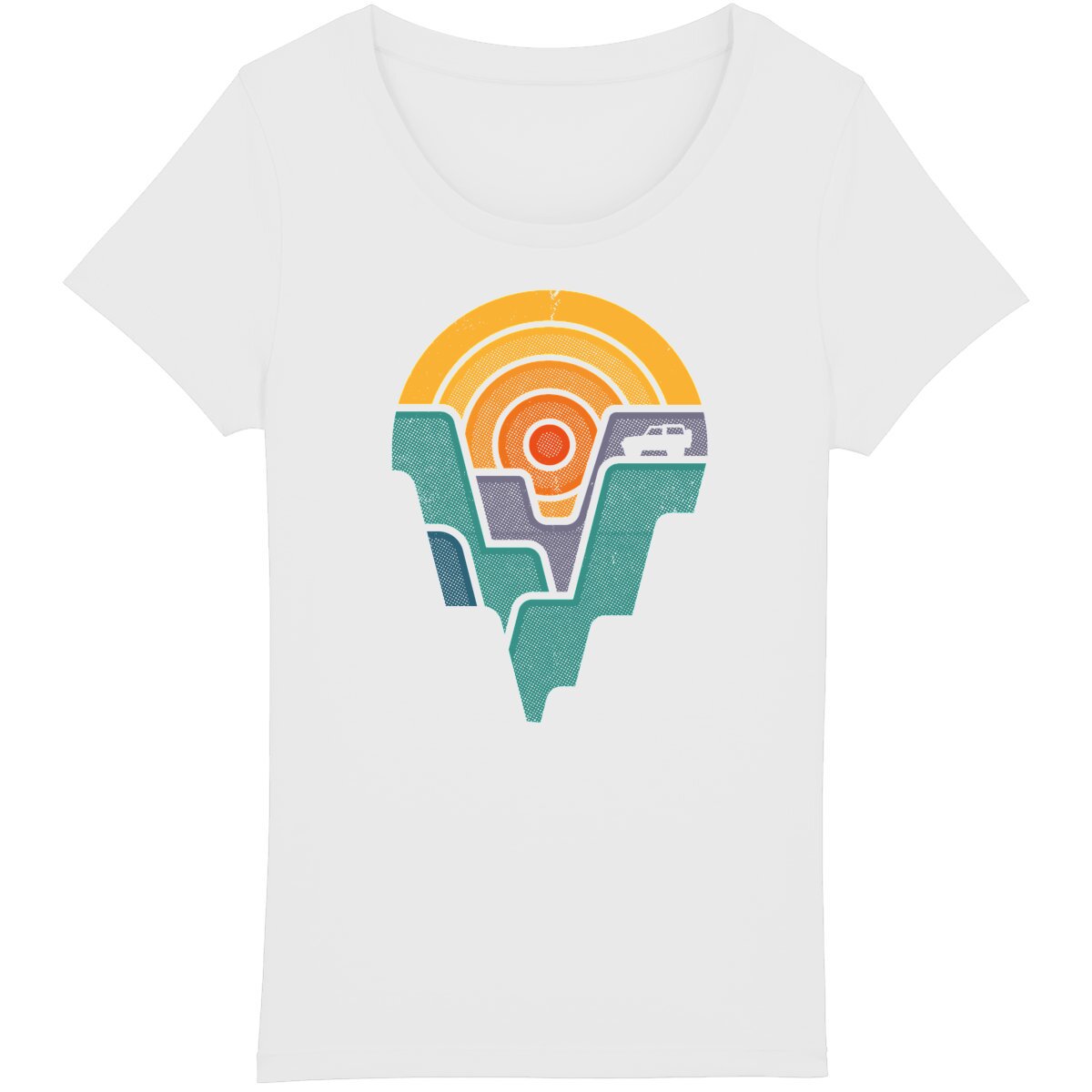 T-shirt Femme BIO - Canyon Vibes Coloré - Image