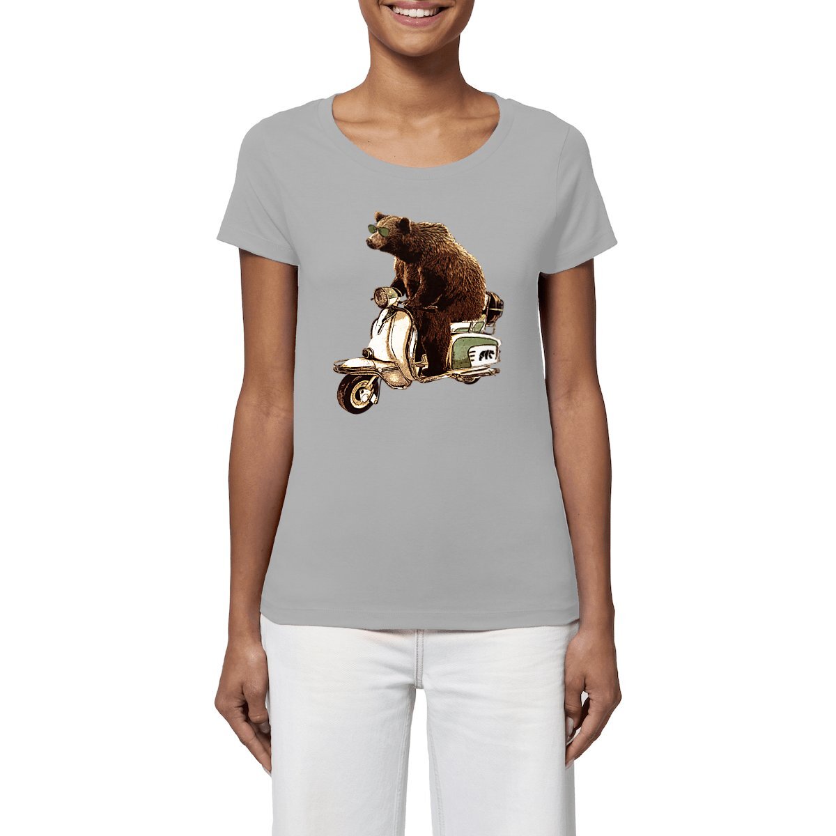 T-shirt Femme BIO - Ours Vespa